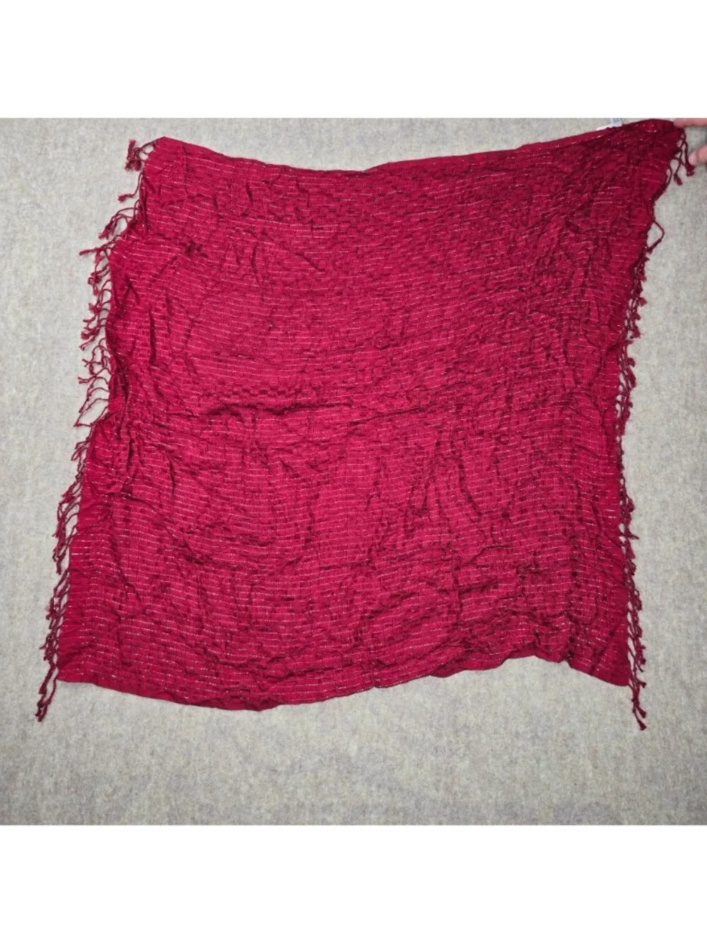 No Boundaries Infinity Scarf & Fringed Burgundy Wrap Scarf Set Multiple Colors